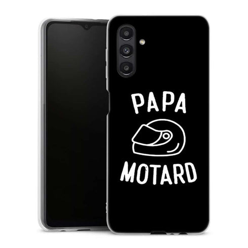 Coque Samsung Galaxy A04S Papa Motard Passion